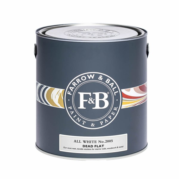 Farrow&Ball Dead Flat mattes Finish All White No. 2005 - 750 ml Dose