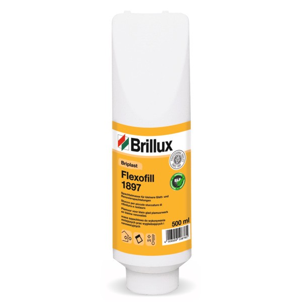 Brillux Briplast Flexofill 1897 _L weiß matt Tube 500 ML ehem. Schnellspachtel