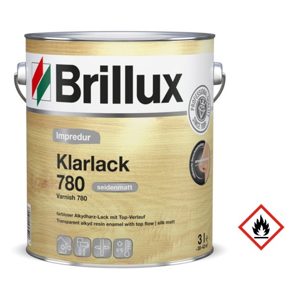 Brillux Impredur Seidenmattlack 780 farblos seidenmatt 3 LTR _L