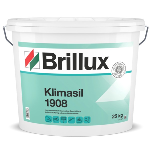 Brillux Klimasil 1908 Calciumsilikat-Beschichtung für außen und innen weiß